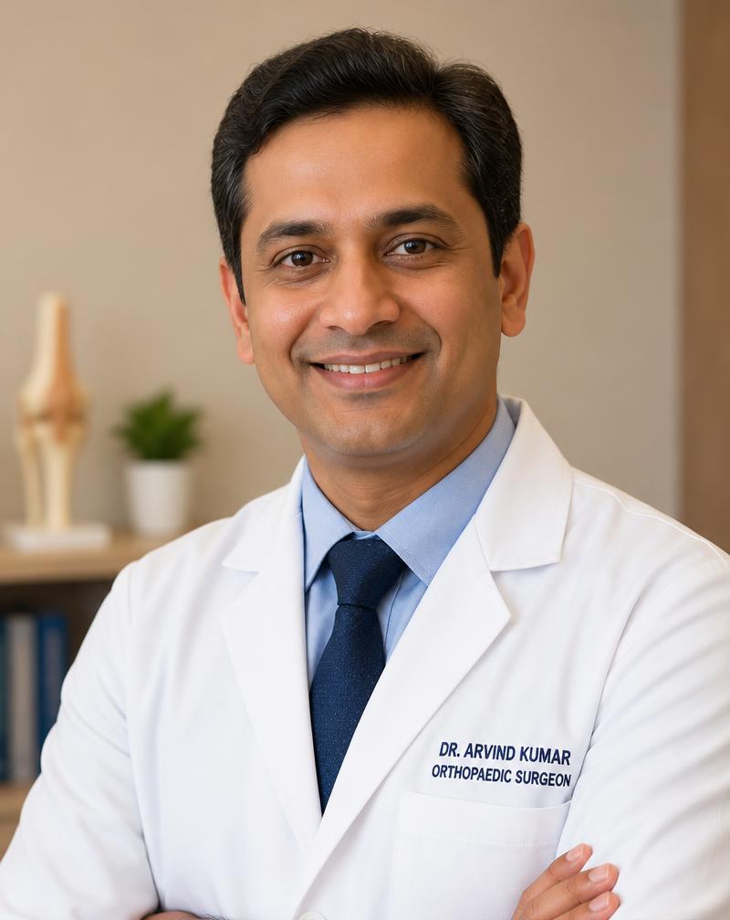 Dr. Chirag Kalathiya, orthopaedic and shoulder surgeon at Tridev Hospital Surat